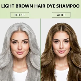 Champú Tinte Cabello Castaño Claro Semipermanen