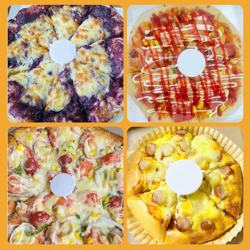 HTBMALL 100 Pack Pizza Saver Stand - White Plastic Tripod