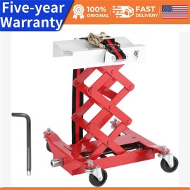 MERXENG Heavy Duty 450 Lbs Transmission Jack Ideal for Auto Repair Lifts from 7 to 23 In