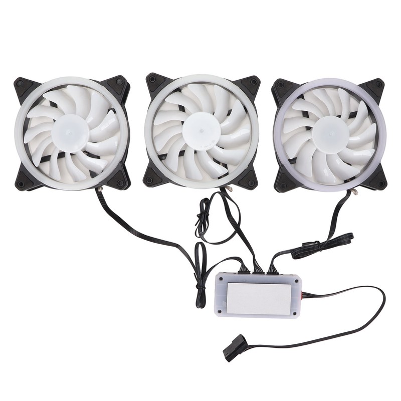 CPU Fan 11 Blades RGB Colorful Enhanced Frame Design Shockproof