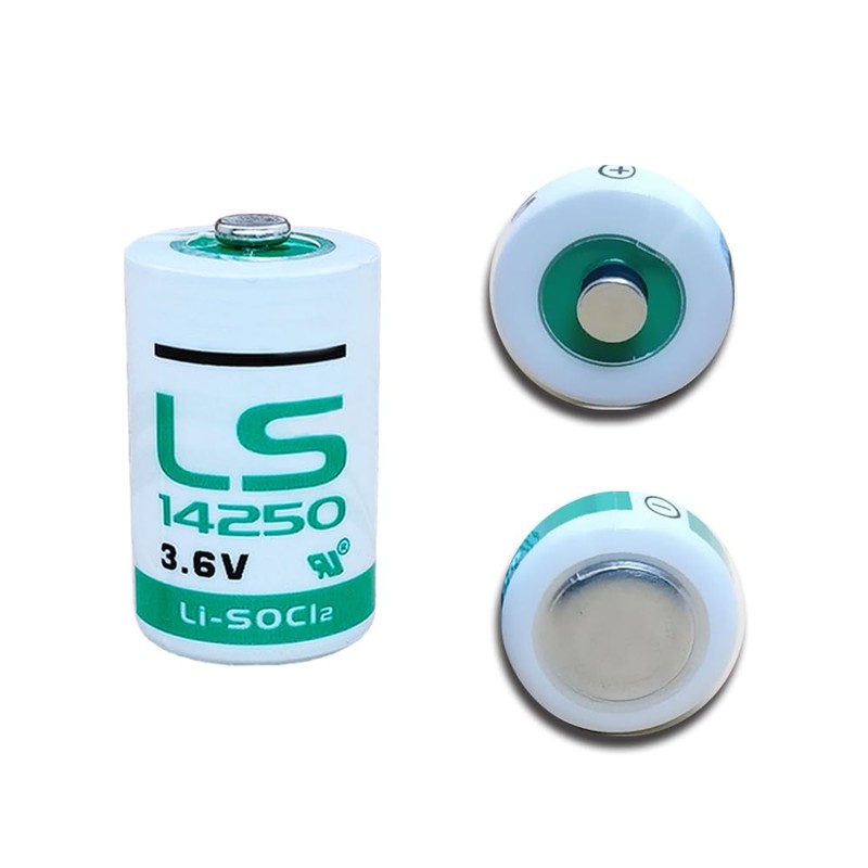 STEPMAX 10 Pack LS14250 1/2 AA 3.6v 1200 mAh Lithium