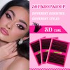 PURELEOR Cluster Lashes 50D Curl Individual Clusters Lash Mega Volume