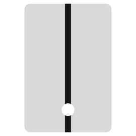 Colad Color Accuracy Matching Spray Out Metal Sample Cards with Black Strip for Coverage Test for Automotive Refinishing (100, White)