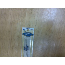 NTE ELECTRONICS 1 WATT 56 OHMS 2% FLAMEPROOF RESISTORS 1W056,4/PKG NOS