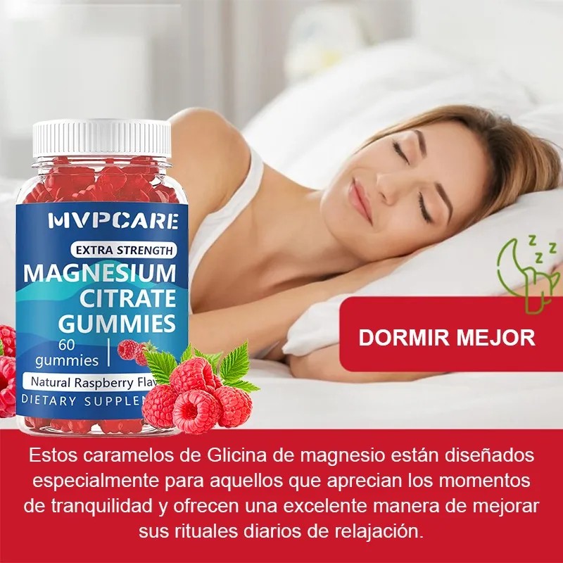 Citrato De Magnesio 60 Gominolas Life Sabor Frambuesa 2pcs Frutos
