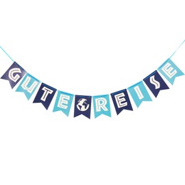 Good Travel Decoration Farewell Party for World Travel, Holiday, Year Abroad, Work and Travel or Student Exchange, Party Accessory Decoration for Adventure, Garland Holiday Travel