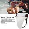 Boxing Groin Guard Protector Elastic Straps Adjustable Breathable Athletic Cup