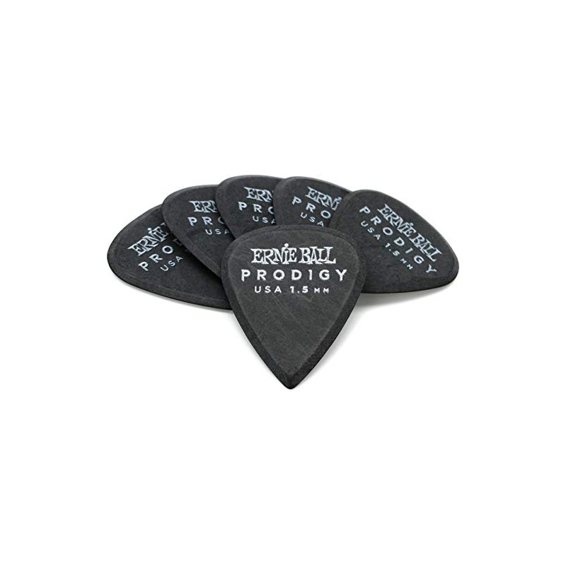 Ernie Ball Prodigy - Púas para guitarra, estándar, 1,5 mm,