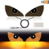 Car Eye Decorative Light,Led Windshield Light - Animated Dynamic Flexible