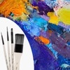 GOTH Perhk 10 Pieces Paint Brushes Set with a Carrying