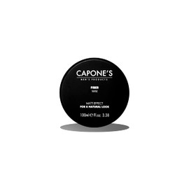 Capone's Fiber Hair Wax Matte Effect, Styling Wax For Men, All Hair Types (3.38 Fl Oz)