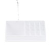 Relaxdays Acrylic Cosmetic Organiser, Small Make-Up Organiser with 16 Compartments