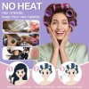 33pcs Hair Rulos Tubos Plástica Para Cabello Autoadheribles