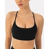 PAVOI ACTIVE Open Back Strappy Yoga Workout Bras for Women