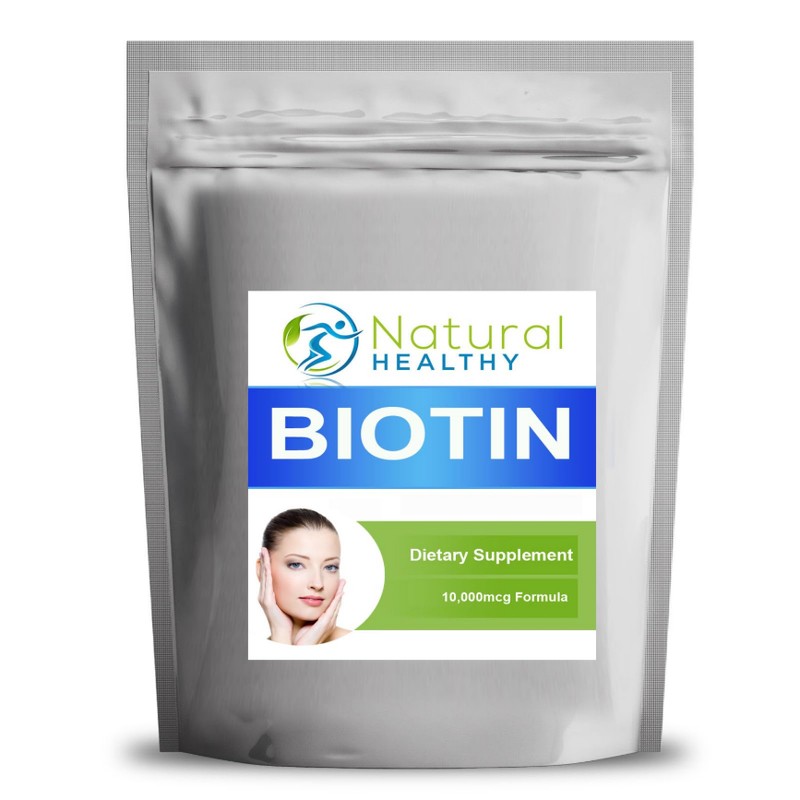 Biotin (180 Tablets) 10,000mcg per Tablet - Vitamin B7 -