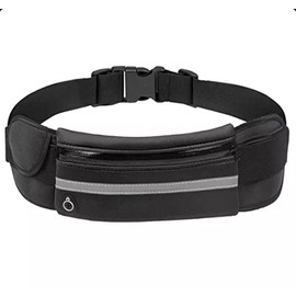 RUNNING BELT FOR MEN AND WOMEN, WAIST BELT, COMFORTABLE, FANNY PACK POUCH BOTTLE HOLDER, LARGE PHONES, LIGHTWEIGHT, BOUNCE FREE,WORKOUT, STRETCHY, ELASTIC ADJUSTABLE WAISTBAND EARPHONE JACK