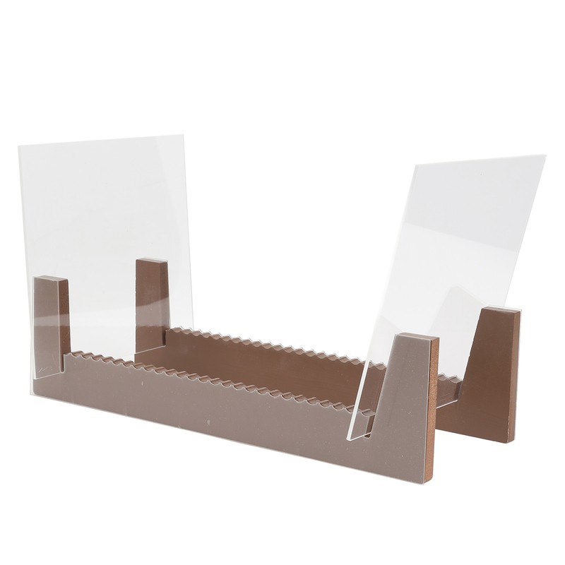 Vinyl Record Storage Holder Wooden Acrylic Multifunctional Retro Vinyl Record