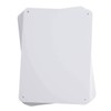 Brady 13623 10.25" Width x 7.625" Height, B-401 Plastic, White