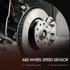 Frankberg 1x ABS Sensor 2-Pins Rear Left Compatible with NV200