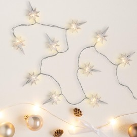 North Star Christmas Light Set - Warm White LED - 3' - Clear Wire - 10ct