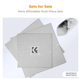K&F Concept Protective Wrap for Cameras, DSLR/Photo Equipment, Protective Wrap, Camera Cloth Grey, gray, Velcro fastener