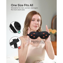 Sleep Mask for Side Sleeper 3 Pack, Blackout 3D Eye Mask for Sleeping, Night Blindfold for Men Women - Color: Black & Blue & Purple