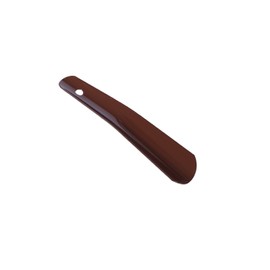 Kaps Finest Shoe Horn Boot Horn for Men and Women, Colourful, Durable Metal, Short Handled, Many Colours (brown)