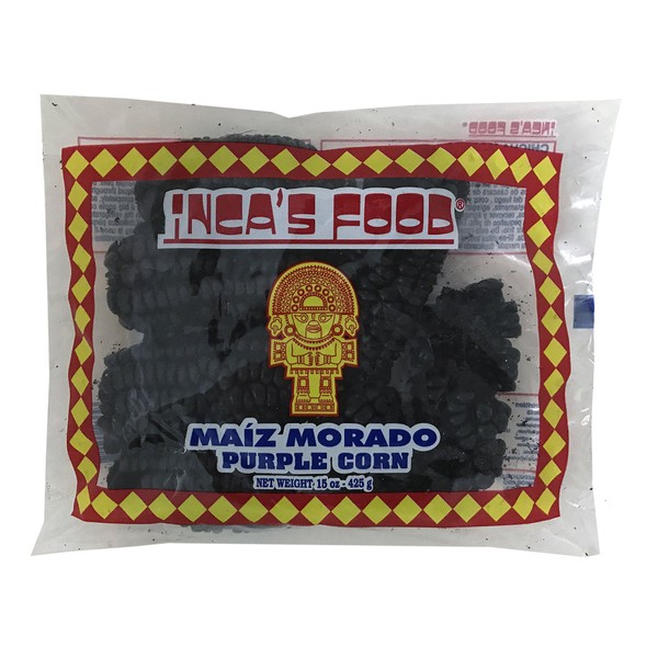 Inca's Food Maiz Morado - Purple Corn Cob - 15 Oz. (3-Pack)