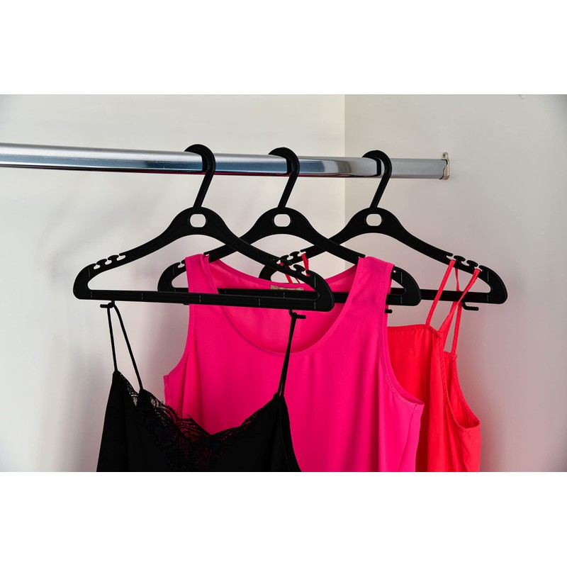 FenixDepot Set of 20 Triangular Durable Adult Plastic Hangers -