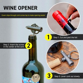 Stinger Multitool Keychain with Glass Breaker and Wine Bottle Opener