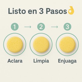 Pack of 4 Hydrophilic Sponges Soft Absorbent Newborn Delicate Skin Baby Daily Grooming Large Resistant Hygienic Long Lasting Hygiene Yellow Unisex Bath Infant Moisturizing