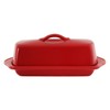 Chantal Large Butter Dish, True Red