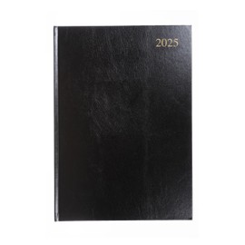 Collins Essential 2025 Business Diary - A4 Week to View Planner with Leathergrain Hardback Cover - Black - ESSA43.99-25