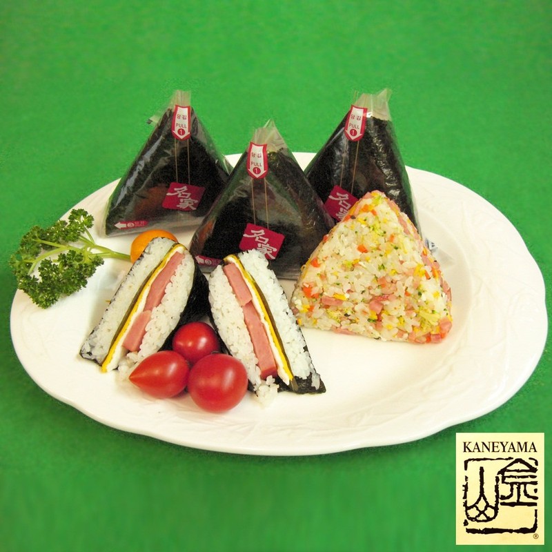Kaneyama Seaweed Wrappers for Triangular "Onigiri" Rice Ball (10 Sheets