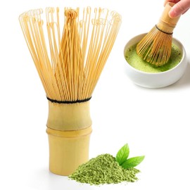 Arvoni Matcha Bamboo Broom with 100 Bristles, Chasen for Ceremony, Whisk Handmade, Traditional Tea Whisk