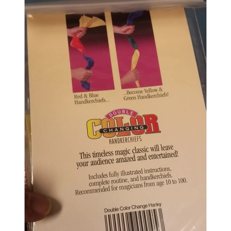 Color Changing Hanky Magic Trick Magician Kid Child Toy Easy