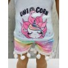 JustAskJoyce Collection Beachwear & Summer Apparel, Unicorn Short Set+ Unicorn