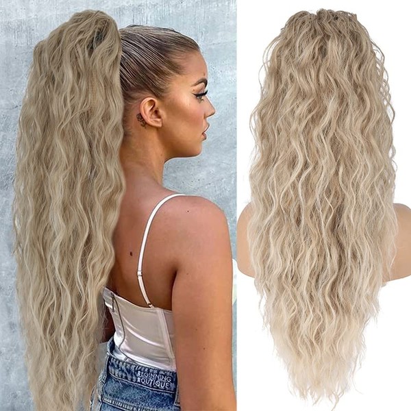 Jolelyne Curly Wavy Drawstring Ponytail Extension for Black Women Synthetic