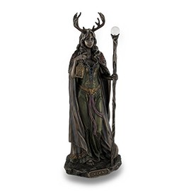 Veronese Design Elen of The Ways Bronze Finish Statue Pagan Goddess