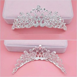 Conjuntos de boda para mujer, accesorios para el cabello, tiaras, arete, collares, joyas de boda, conjuntos A, Una talla, Diamante de imitación, Diamantes de imitación
