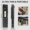 EDC Tactical Flashlight Rechargeable, High Lumens Pocket Flashlight，Super Bright Cap