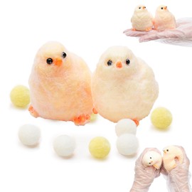 2 Pack Chick Squishies Toys Animal Squeeze Toy Ultra Soft Chick Squishy Animal Relief Stress Toys with PVC Packaging Gifts Fidget Novelty Toy for Kids Adults