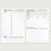 KOMPASS® Workout Log | A5 Fitness Planner Inserts | 30