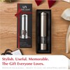Electric Salt and Pepper Grinder - Battery Operated Stainless Steel