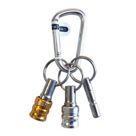 Besttool BTH-22YW Vest, 2-Piece Bit Holder, Carabiner + Key Adapter, Yellow