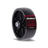 NBJINGYI 6" Trailer Swirl Jack Caster Wheel Replacement 1200lbs Capacity with Bolt and net
