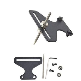 ZSHJGJR Archery 1 Pin Bow Sight Single Pin Bow Sighting Recurve Bow Sight Compound Bow 1-Pin Sight Aiming Metal Needle Aim Shooting Sight for Shooting Targeting (Black1)