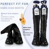 Maiteenly 2 Pairs Boot Shaper Stands with 8 Labels Cotton