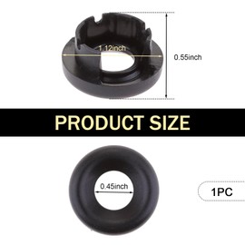 Anyhut 1 PC Overdrive Gear Shifter Ring Cap, Car Gear Shift Ring Trim Cover Replacement # F2UZ-7A214-CA, Compatible with 92-03 Ford F150 F250 (Black)