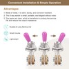 QUARKZMAN 3 Way Short Switch Guitar Straight Toggle Switch Silver